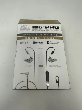 M6probt-cl Mee Audio M6 Pro Universal-fit Noise-isolating Musicians In-ear Monitors Combo Pack