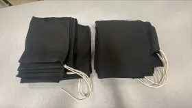 5lc019m1 Mirage M1 Black Speaker Grille Fabric Socks Pair Vintage-never Installed
