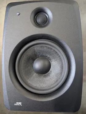 Sv28 Monoprice 8in Powered Studio Monitors Bi-amplified Design 1 Piece