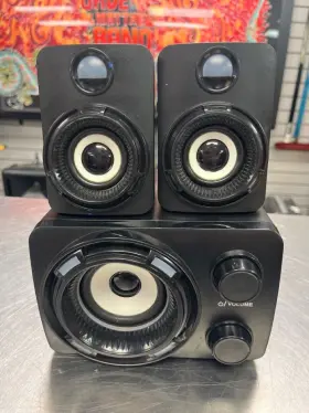 Quc018912 Monster Mu03021 Used Led Gaming Speaker Set With Subwoofer