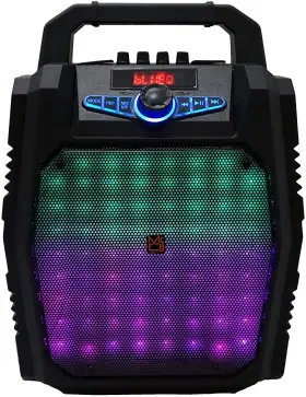 Mr Dj Usa 826843980213 Mr. Partyrock Bluetooth Speaker Party Rock 8 Inch Portable Powerful Pa
