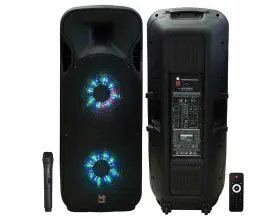5000w Mr Dj Usa 826843980398 Lets Jumpdual 15 Inch 3way Active Speaker Powered Pa Party Bt Usb