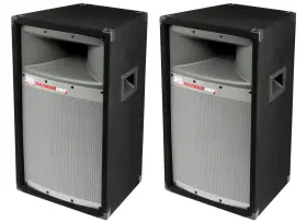 Mtx 715442631339 Set Of 2 Professional Dj Tower Speakers With 12 Woofer 300 Watts Max
