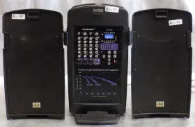 Mu-pa2k Musysic Pa Speaker 2000w Portable System 5-ch Mixer 10 Inch Speakers