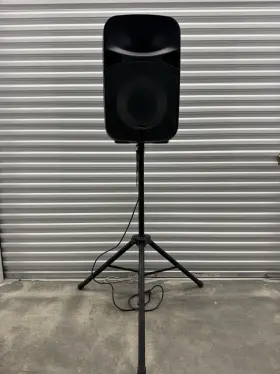 Myo-15spbat Myo Portable Pa Speaker Black 120w Rms Bluetooth Wired Usb Rca Uhf