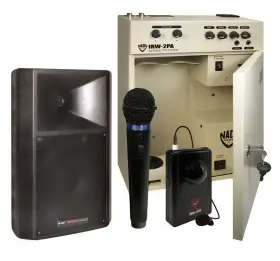 Irw-2pa Nady New Systems Irw 2-pa Wall Pa Speaker System With Wireless Microphone