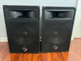 Pts515 Nady 12 Inch 400w 2-way Trapezoid Speaker Pair