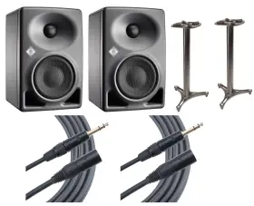 506835 Neumann 2x Kh 80 Kh80 Dsp Active Speaker Ultimate Support 36 Inch Stands Mogami