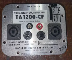 Ta1200 Neutrik Ta2000 Bag End Bagend Ta Series Input Jack Plate 2pn Parallel Speakon 1/4 Banana
