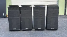S1230 Nexo Geo Line Array Speakers Lot Of 4 Trueheartsound