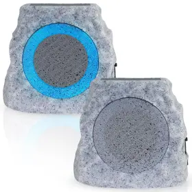 B0dblwjlx9 Nicebuy Solar Rock Speakers Outdoor Water-resistant 2-pack Powered