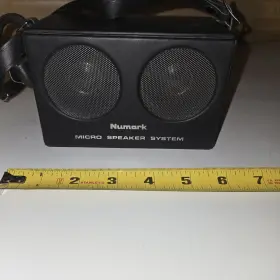 Ms-200 Numark Ultra Rare Micro Speaker System Tested Working Vintage With Case
