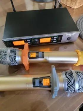 Ad4q019912626662 Obest G6 Professional Uhf Wireless Microphone Receiver 2xhandheld Great Shape