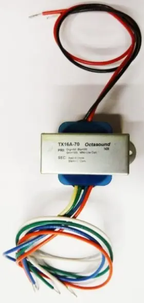 Tx16a Octasound Transformer Multitap 16w 70v