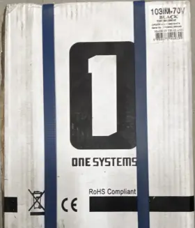 103im-70v One Systems Wired Pa Speaker Black Pro Audio Rohs Compliant Pair