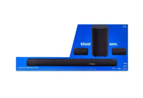 Onn 611419979995 Onn. 5.1.2 Soundbar With Dolby Atmos And Wireless Subwoofer 42 Inch Black - True