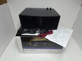 Optimus 040293143930 Wireless Fm Pa System Built In Speaker Accept Both Wired And 170 Mhz Mic