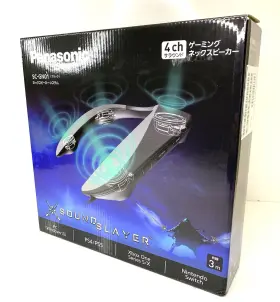 Sc-gn01-k Panasonic New Black Gaming Speakers From Japan