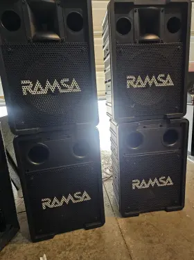 Ws-a240 Panasonic Ramsa Pa System 2 Ws A240 Subs Sp2 Processor Wp 9220 Amps