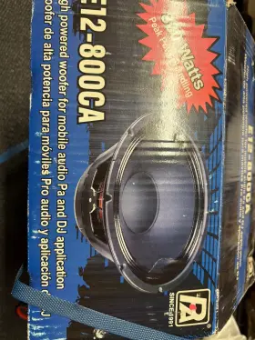 12-800ca Paudio 12 Inch Pa Audio Woofer Speaker 800w Peak Dj Sub Replacement