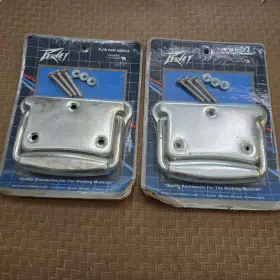 0005170 Peavey Pair 1984 Surface Mount Road Case Handles 5 Inch X 3 1/2 Heavy Duty
