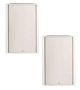 Peavey 014367106657 Sse 12 White Speaker System With Scorpion Pro 1200 Woofer Pair