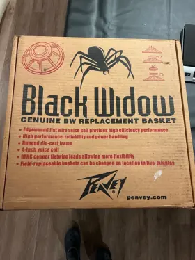 1801-8ka Peavey Black Widow/super Structure Genuine Bw Replacement Basket