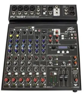 3612790 Peavey Pv 10 Bt Compact Mixer With Bluetooth