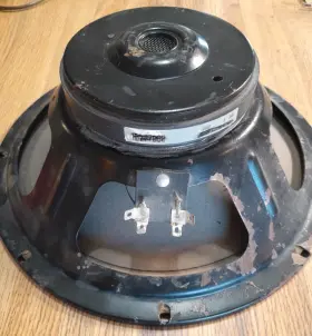 70777080 Peavey Old 10 Inch 8ohm Guitar Speaker. Damaged But Still Works. 10802