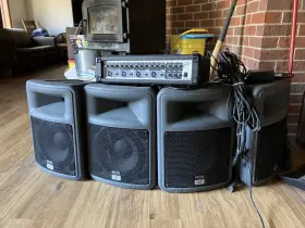 Pvx10 Peavey Complete Pa Speaker System Lightly Used Excellent Condition