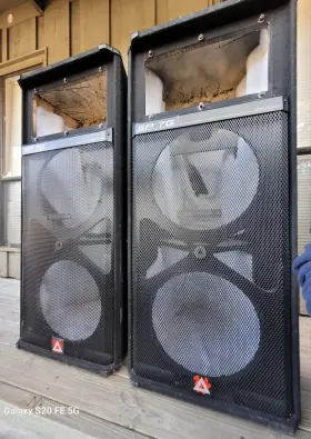 Widows-44xt-ch7-will Peavey Sp7g 2x Speaker Cabinets-for 2x15 Inch Black Ship