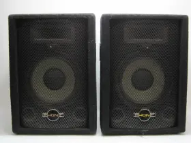 S710 Phonic Set Of 2 Floor Monitor Pa Speakers