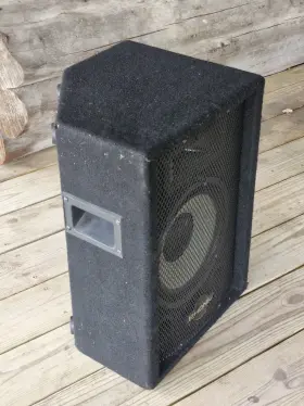 Sem710 Phonic 10 Inch 2-way Stage Floor Monitor Speaker 8 Ohm Government Surplus
