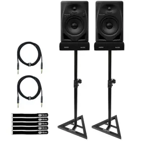 Dm-50d-bt-w Pioneer 679628432625 Dj 5 Inch Black Bluetooth Studio Monitor Speakers W Stands
