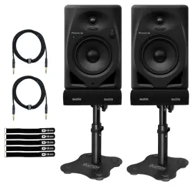 Dm-50d-bt-w Pioneer 679628432632 Dj 5 Inch Black Bluetooth Studio Monitor Speakers W Desk Stands