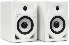 Dm-50d-bt-w Pioneer Dj Dm-50d-bt-w/cmxeg 5-inch Desktop Active Monitor Speaker Pair With Bluetooth