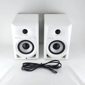 Pb1026659 Pioneer Dm-40-w Desktop Active Studio Monitor System Pair - White