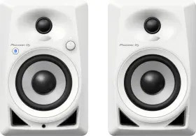 Dm-40bt-w Pioneer Dj - Bluetooth Monitor Speakers Pair White Final Clearanc