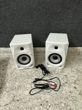 Dm-50d-bt-w Pioneer Dj Dm-50d-bt White Powered Studio Monitor Active Speaker Pair Bluetooth