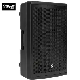 As12-us Plus Stagg 200w 15 Inch 2-way Class Ab Active Pa Speaker With Bluetooth As15 Us