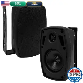 Pn-314btb-us Pnwcz 4 Inch Outdoor Waterproof Wall Mount Speakers - Bluetooth 5.3 For Patio Pn-314btb-us Pnwcz 4 Inch Outdoor Waterproof Wall Mount Speakers - Bluetooth 5.3 For Patio