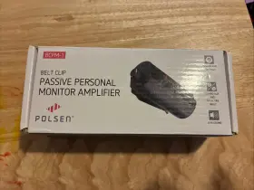 Bcpm-1 Polsen Audio 2x Passive Personal Monitor Amplifiers With Otto Earpieces