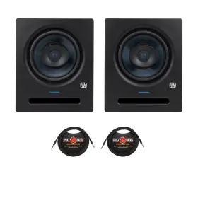Presonus 196271059127 Eris Pro 8 Inch 2way Studio Monitor Pair 14 Trs Cables