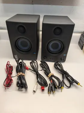 Presonus 196271907770 Eris E3.5 Reference Near Field Monitors With Bluetooth Aux Balanced Ins