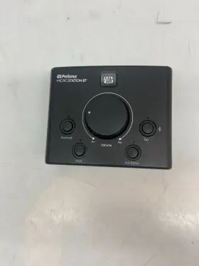Presonus 613817116200 Micro Station Bt 2.1 Monitor Controller With Bluetooth Input Subwoofer Out