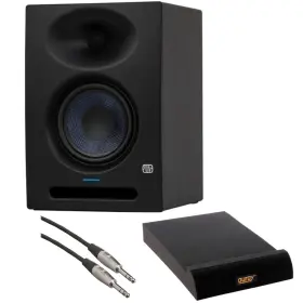 Prerisst5 Presonus Eris Studio 5 5.25 Inch 2-way Active Monitors With Pad And Cable Bundle