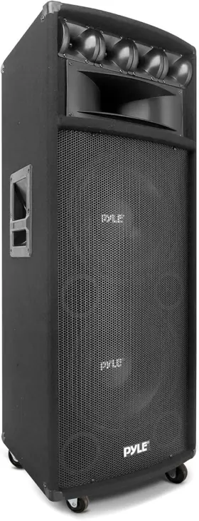 1600 Pro 705353393365 Portable Cabinet Pa Speaker System - Watt Outdoor Stereo Sound Speakers With