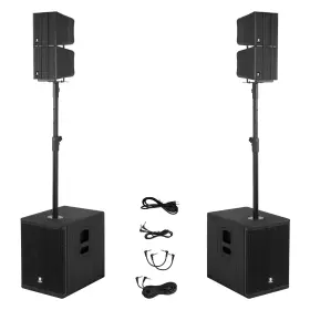 1260-1 Proreck Stage 1260 Dj Speaker System 8000w Stereo/mon Dual 12ftft Sub