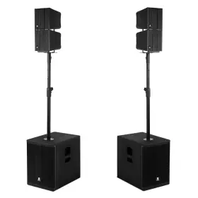 1260-3 Proreck Pa Speaker System Stage 1260 8000w P.m.p.o Stereo/mono Dual 12ftft Sub