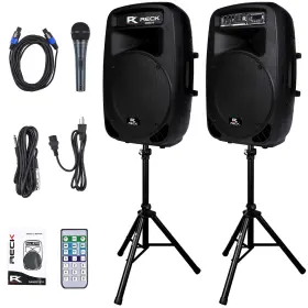 Proreck 6974210700071 Audio Dance 15 Pa Speaker System Portable 15inch 2000 Watt 2-way Powered